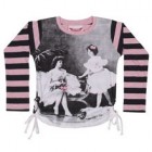 Paper Wings Vintage Ballerina Drawstring Tee