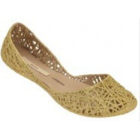 Melissa Campana Zig Zag Gold Glitter "big girls"