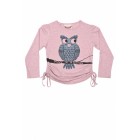 Paper Wings Owl Drawstring Tee