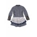 Paper Wings Denim Jacket w/ Detachable Skirt