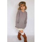 Cavelle Kids Ruffle Sweater Dress- PREORDER