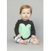 Joah Love Catina Colored Heart on Charcoal Tee- PREORDER