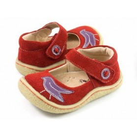 Livie & Luca Red Suede Pio Pio Kids Shoes- PREORDER