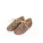 MAA Multi Glitter Derby Shoes