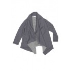 Joah Love Draped Cozy Fleece Cecile Steel Cardigan- PREORDER