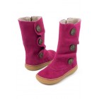 Livie & Luca Fuchsia Suede Marchita Kids Boots- PREORDER