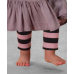 Little Wings Pink and Charcoal Stripe- PREORDER