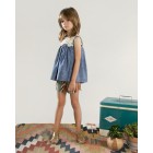 Anthem of the Ants Indigo Chambray Ojai Folk Top