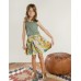 Anthem of The Ants Neon Floral Picnic Dress