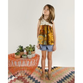 Anthem of the Ants Heirloom Ikat Ojai Folk Top