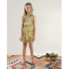 Anthem of The Ants Neon Floral La Costa Bow Back Dress