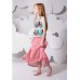 Paper Wings Swirling Hearts Maxi Skirt- PREORDER