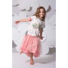 Paper Wings Multi Pink Tulle Skirt- PREORDER