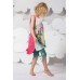 Paper Wings Techno Tiger Hi Lo Dress with Drawstring- PREORDER