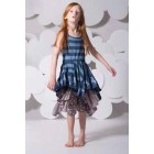 Paper Wings Horse Silhouette Border Frilled Swing Dress- PREORDER