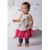 Little Wings Gathered Singlet Vintage Horse- PREORDER