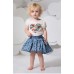 Little Wings Swirling Hearts Bubble Skirt- PREORDER