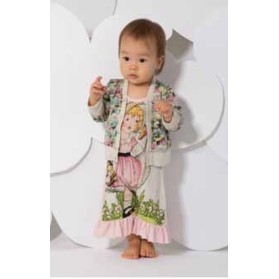 Little Wings Easter Girl Frilled Romper- PREORDER