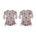 Little Wings Hearts and Kittens Puff Sleeve Dress- PREORDER