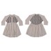 Little Wings Owl Stripe Raglan Dress- PREORDER