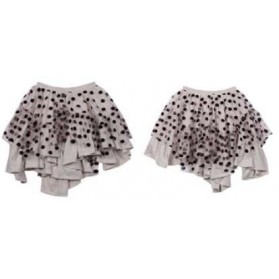 Paper Wings Flock Spot Jersey Tulle Frilled Skirt