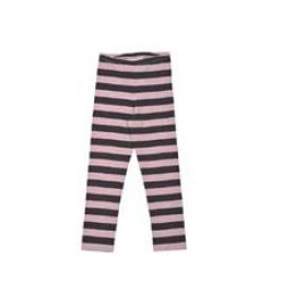 Paper Wings Pink and Charcoal Stripe Legging